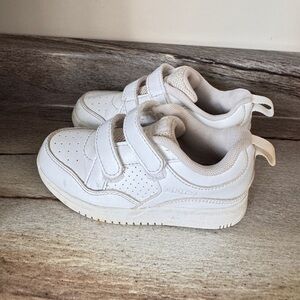 And1 Kids White Double Velcro Casual Sneakers